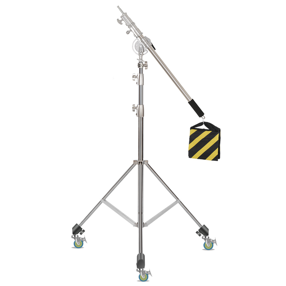 Photography Lighting Background - SH 2.8M Stainless Steel Light Stand