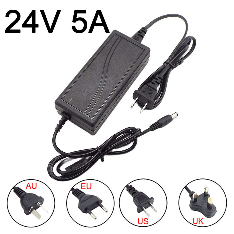 Photography Lighting Patterns - 24V 5A 5000ma Power Supply AC