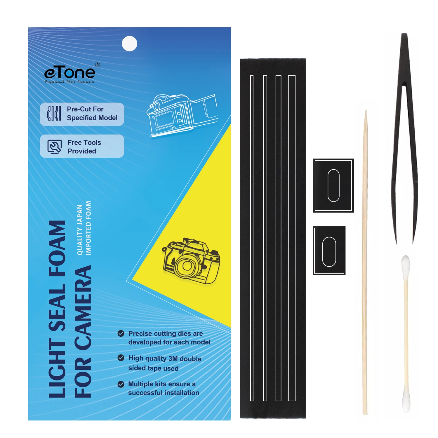 Vintage Photography Lighting - eTone Pre-cut Light Seal Foam Gasket