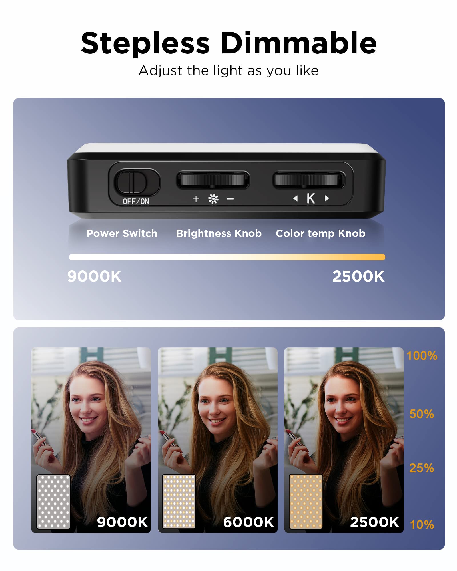 LED Selfie Light 3000Mah 120 L - Photography Lighting Stick 评论和价格