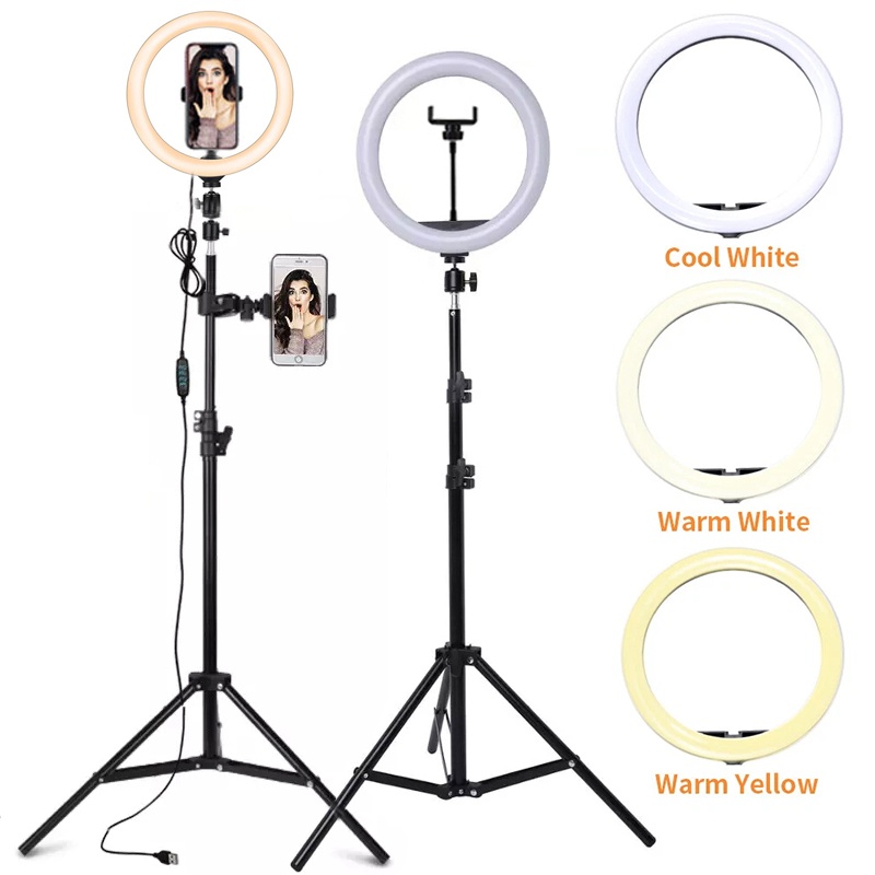 6/10/12 Inch LED Selfie Ring L - Photography Lighting Stick 评论和价格