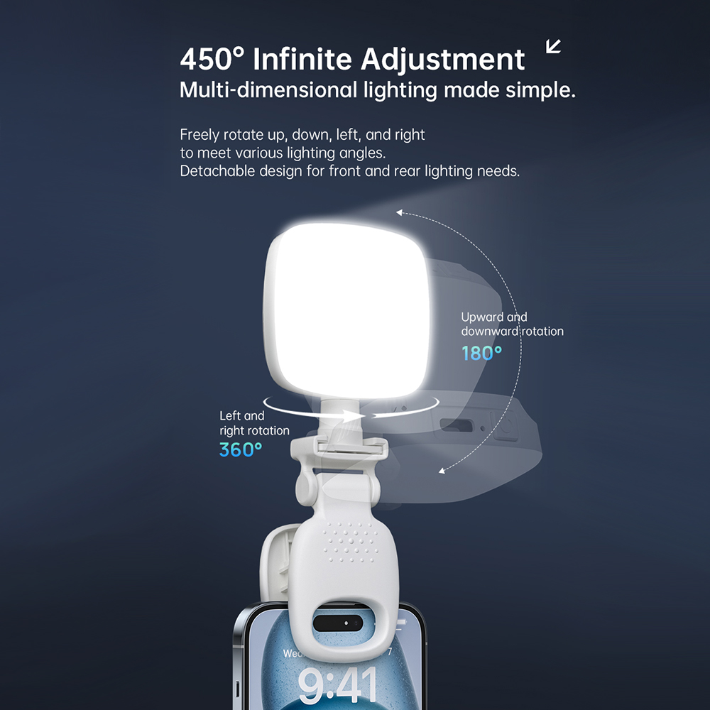 Portable Clip On Mini LED Self - Photography Lighting Patterns 评论和价格