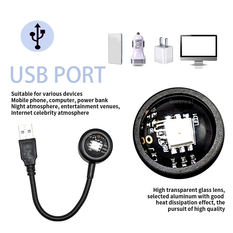 LED USB Sunset Lamp Projector  - Photography Lighting Home 评论和价格