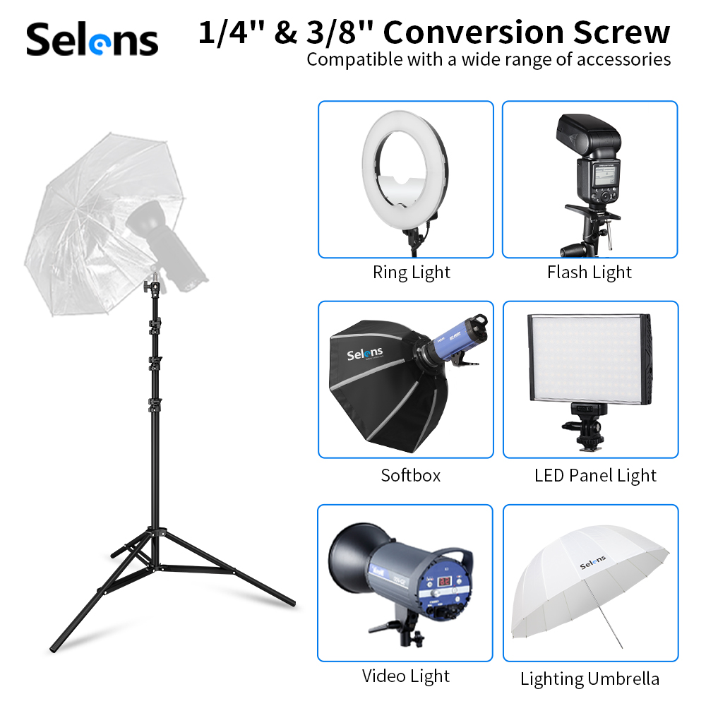 Selens 2.2~3.95m Air-Cushion L - Photography Lighting Flash 评论和价格