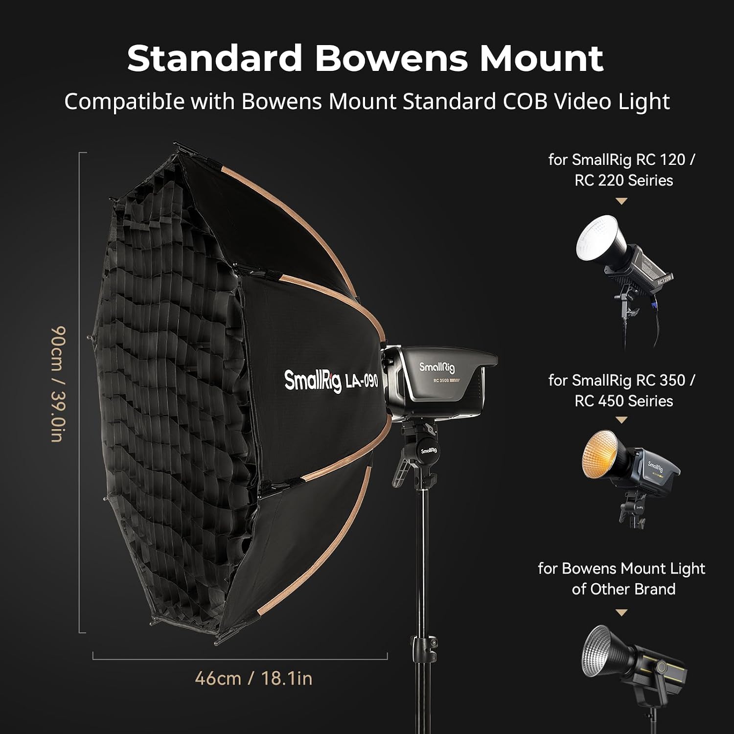 35-Inch Bowens Mount Octagon S - Photography Lighting Flash 评论和价格