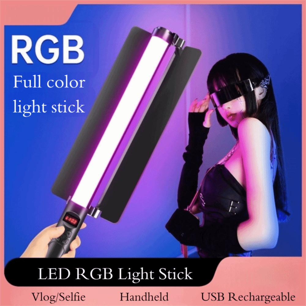 Handheld LED RGB Light Stick C - Photography Lighting Stick 评论和价格