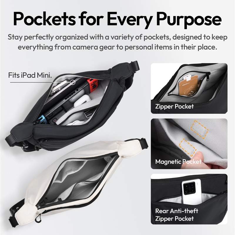 Ulanzi HMN1 Lunar Sling Bag Wh - Photography Lighting Devices 评论和价格