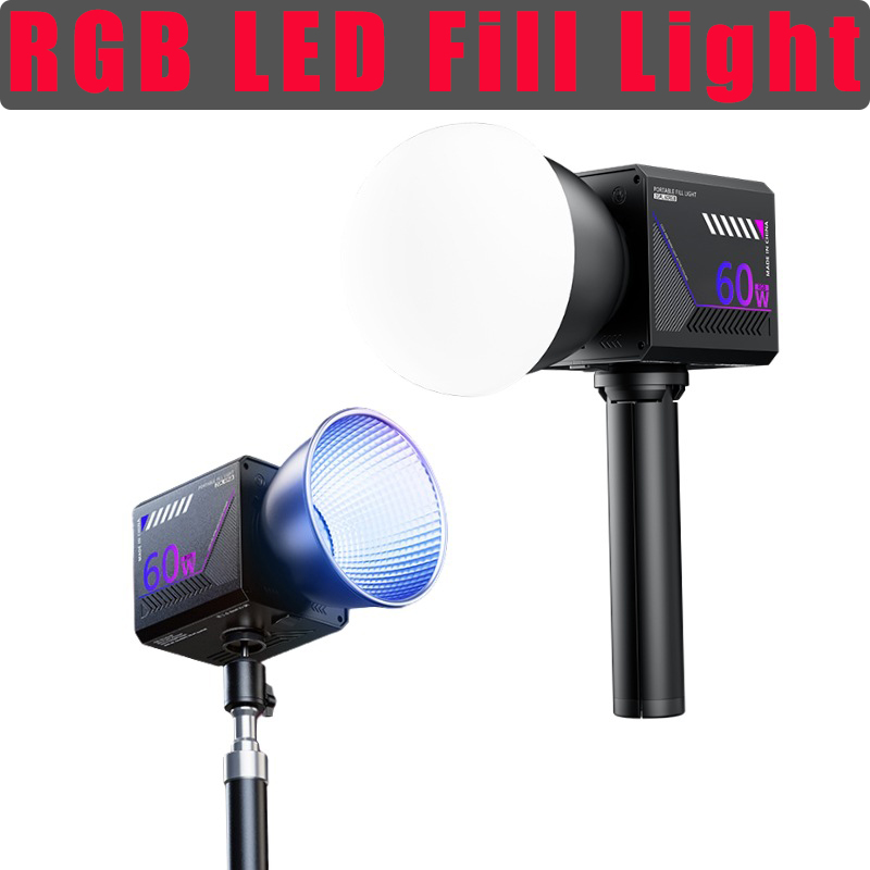 60W RGB Video Light Portable L - Photography Lighting Background 评论和价格