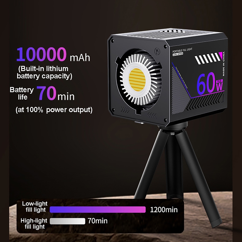 60W RGB Video Light Portable L - Photography Lighting Background 评论和价格