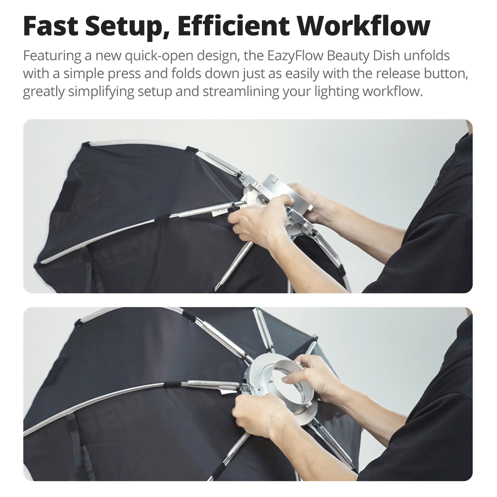 New Godox EazyFlow Beauty Dish - Photography Lighting Flash 评论和价格