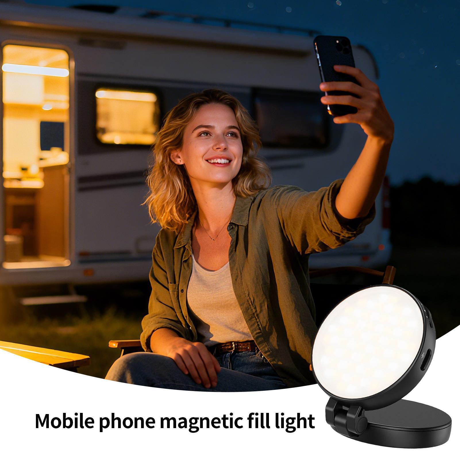 Phone Light Magnetic Video Rec - Photography Lighting Home 评论和价格