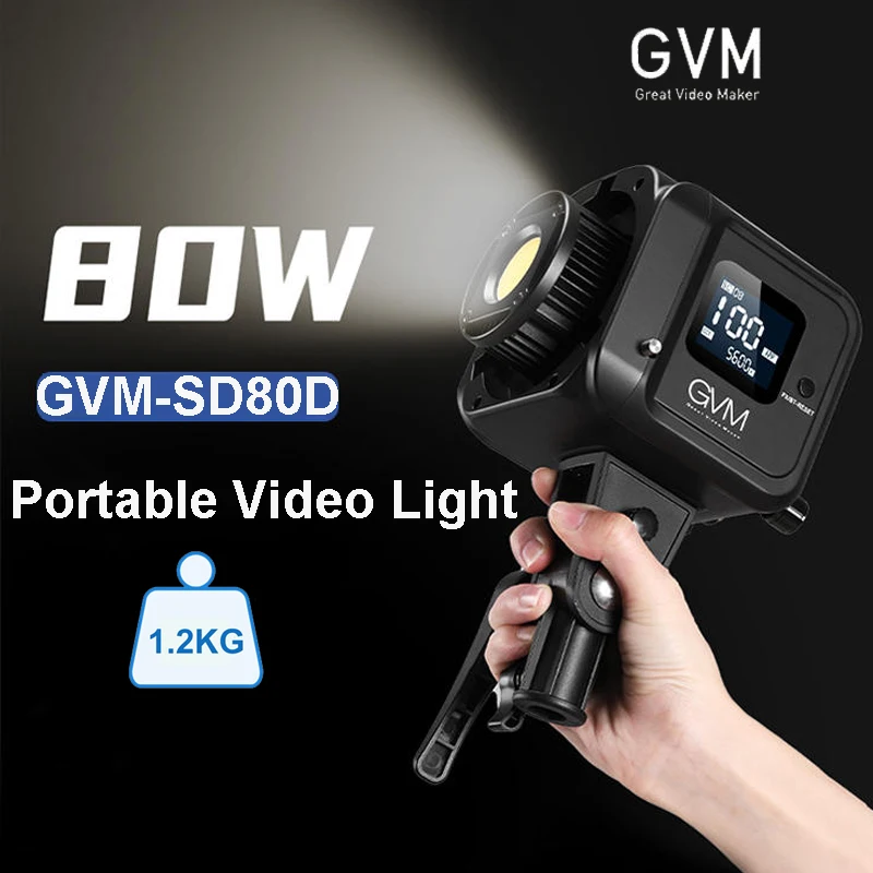 GVM SD80D 80W Bi-Color LED Vid - Photography Using Lighting 评论和价格