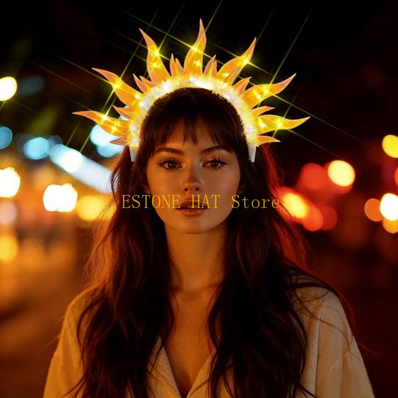 49MF LED Flame Glowing Hairban - Photography Lighting Patterns 评论和价格