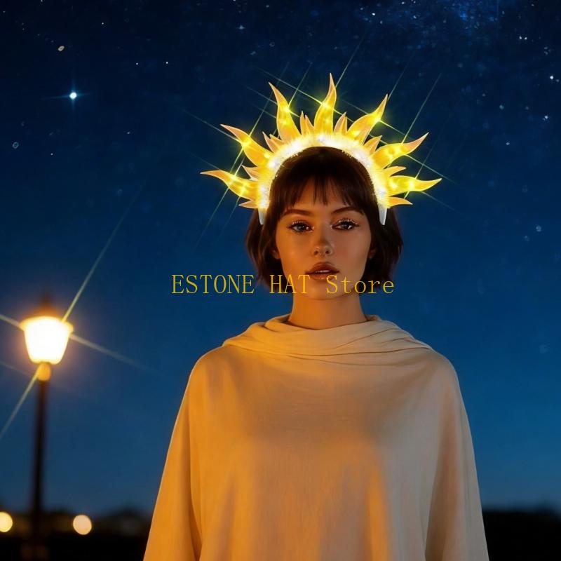 49MF LED Flame Glowing Hairban - Photography Lighting Patterns 评论和价格