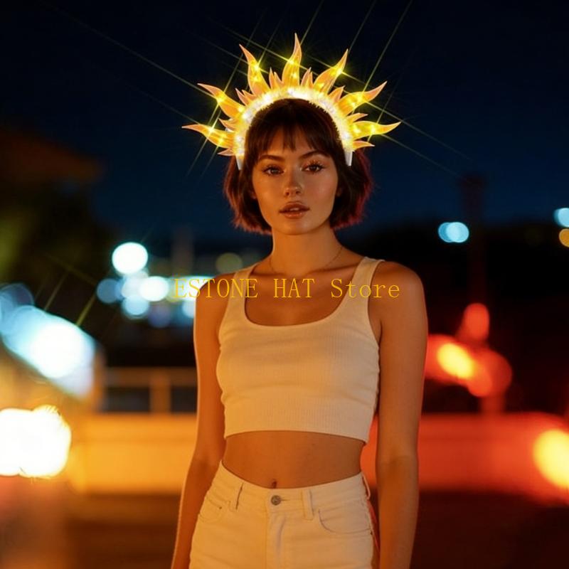 49MF LED Flame Glowing Hairban - Photography Lighting Patterns 评论和价格