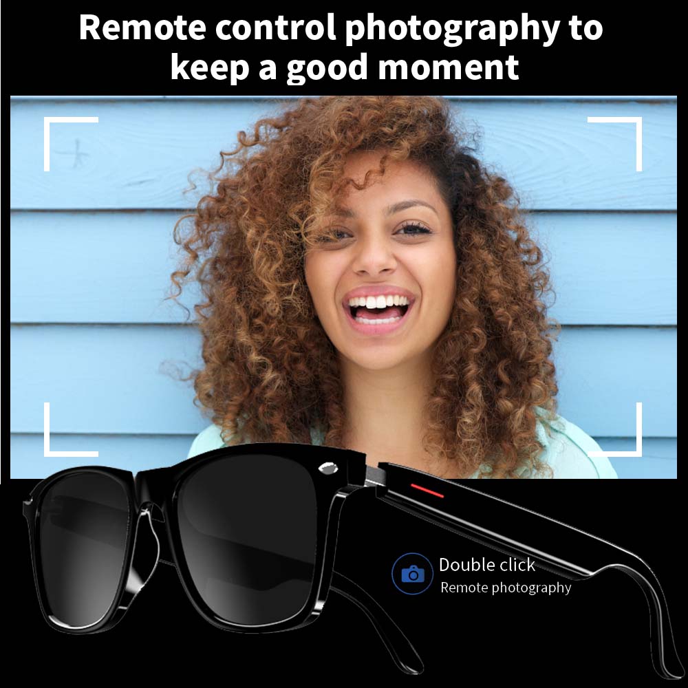 SENBONO E13 Smart Glasses:Blue - Photography Lighting Devices 评论和价格